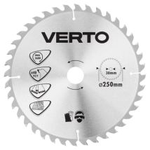 Lame De Scie Circulaire Verto 61h134 250 Mm 40 Dents
