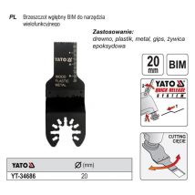 YT-34686 accessoire pour multi-fonction tool Multi-function blade of lame de scie - Yato