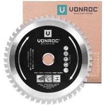 Lame de scie multi-matériaux - Ø255 x 30mm – 48 dents - Bois, aluminium, plastique et acier - Pour MS507AC - Vonroc