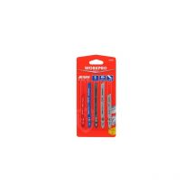 Workpro - Lames de scie sauteuse (jeu de 5 pièces) pour le bois et le métal. travailpro