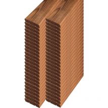 Gueules Des Bois - Lame de terrasse lisse en pin sylvestre Premium 300 x 12 cm (Lot de 50) 18 m2