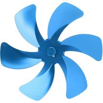 Jeffergarden Lame de ventilateur de poêle à 6 pales en alliage d'aluminium, améliore la Circulation de l'air chaud, remplacement des pales de