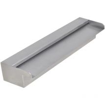 Lame d'eau rectangulaire 45 cm Acier inoxydable pour piscine