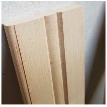 Lame Droite En Bois Massif Pour Balustrade Longueur Hêtre Cm