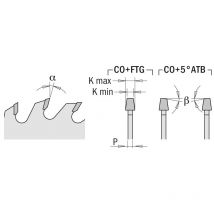 288.125.24H2 lama incisore conico hw 125X4.3-5.5/3.2X20 Z24 co+ftg