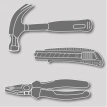 Lutz Blades - Lame ondulée TiN 18mm Paquet a 10 pièces