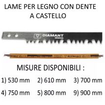 Lame per legno Dente a castello 900 mm – DIAMANT