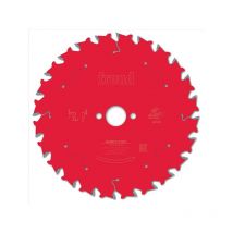 Lame carbure débit bois pour scies à onglet diamètre 216 mm, alésage 30, épaisseurs traits 2,4/1,8 mm, 24 dents Freud