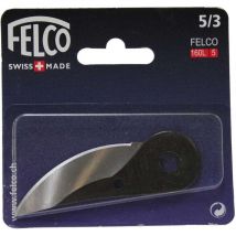 FELCO Lame de rechange avec rivets 5/3 pour sécateurs FELCO 5 + FELCO 160L (Lame fiable pour coupes précises) FELCO 5/3 (répété, donc un seul inclus)