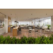 Deladeco - Lame pvc à coller Tanguy ii Taipei 17,78x121,92 - Dimensions:17,78x121,92 - Taipei -3.15 m2