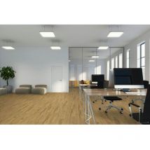 Deladeco - Lame pvc clipsable Loeiz Campbell 18x122 - Dimensions:18x122 - Campbell -2.196 m2