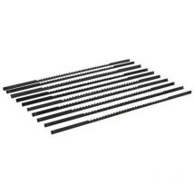 Hd Outillage - 10 lames pour scie à chantourner 130 mm 24 tpi silverline 580485