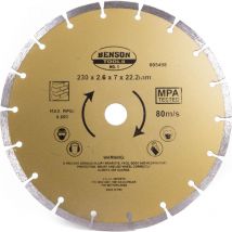 Lame scie circulaire Disque diamant 230 mm segmenté