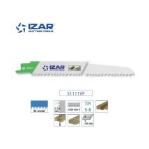 Lame scie sabre Izar S1111VF (lot de 5) bimétal 225 mm tpi 5-8