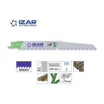 Lame scie sabre Izar S1617K (lot de 5) HCS/CV 300 mm TPI 3