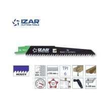 Lame scie sabre Izar S644D (lot de 5) hcs/cv 150 mm tpi 6