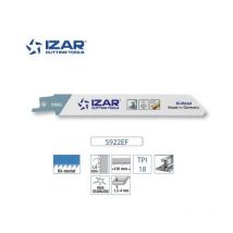 Lame scie sabre Izar S922EF bimétal (Pack de 5) pour inox 150 mm 18 tpi