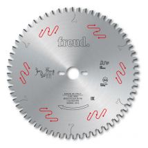 Lame gouge pour panneaux revêtus deux faces FREUD - Ø300 3,4/2,4 AL30 Z66 double gouge - F03FS09038 -LU3C 0302
