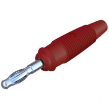 Sks Hirschmann - las 30 Lamellenstecker Stecker, gerade Stift-Ø: 4 mm Rot 1 St.