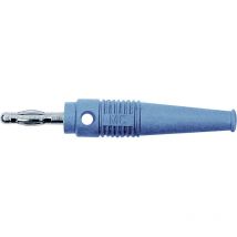 Stäubli - L-41Q Lamellenstecker Stecker, gerade Stift-Ø: 4 mm Blau 1 St.