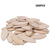 Lamelles d'assemblage, paquet de 100 pièces, Chevilles plates en bois de hêtre de haute qualité pour les menuisiers et les projets de bricolage,pour