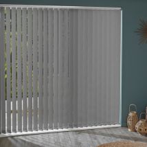 Lot de 5 lamelles verticales 89mm occultantes pour store californien - Beige - L8,9 x H280cm