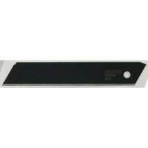 Lames de rechange 25mm traitement noir au carbone - Etui de 10