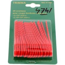 Trimma - Lames plastique par 20, mac911065 - coupe bordures