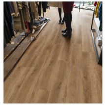 Deladeco - Lames pvc clipsables Harper i Iconic oak 18x120 - Dimensions:18x120 - Iconic oak -2.16 m2