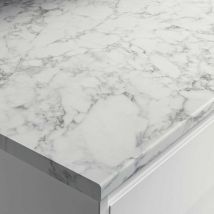 Laminate Marble Effect Worktop - Marmo Grigio 600mm x 28mm x 3m