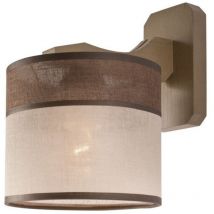 Lamkur Andrea Wandleuchte mit Stoffschirm Sonoma, 1x E27