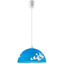 Lamkur Lighting - Lamkur Colgantes Cúpula Azul, 1x E27
