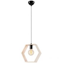 Lamkur Drahtgestell-Pendel-Deckenleuchte Weiß, 1x E27