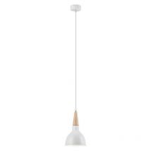 Lamkur Lighting - Lamkur Francesca Plafonnier Dome Suspension Blanc, 1x E27