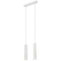 Lamkur Franco Bar Lámpara de Techo Suspendida Blanca, 2x E27