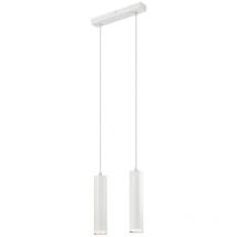 Lamkur Franco Bar Lámpara de Techo Suspendida Blanca, 2x E27