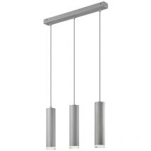 Lamkur Lighting - Lamkur Franco Plafonnier suspendu Bar argent, 3x E27