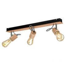 Lamkur Lighting - Lamkur Gustavo Barre de projecteur Noir, 3x E27