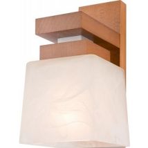 Lamkur Lighting - Lamkur Kubuś Applique Murale Kubus Dome, Abat-jour En Verre, Rustique, 1x E27