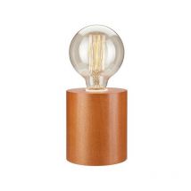 Lamkur Lighting - Lamkur Lampe de table cylindrique rustique, 1x E27