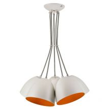 Lamkur Livia Lampada da soffitto a sospensione Cluster bianca, 5x E27