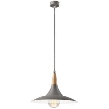 Lamkur Lighting - Lamkur Plafones colgantes Dome Gris, 1x E27