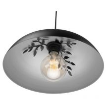 Lamkur Plafoniere a sospensione a cupola argento, 1x E27
