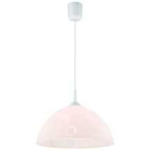Lamkur Lighting - Lamkur Plafonnier Dome Pendants Blanc, 1x E27