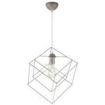 Lamkur Lighting - Lamkur Plafonnier Wire Frame Argenté, 1x E27