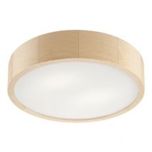 Lamkur Round Plafoniera Cilindrica Pino, 2x E27