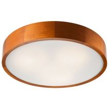 Lamkur Round Plafoniera Cilindrica Rustica, 3x E27