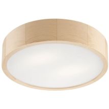 Lamkur Lighting - Lamkur Round Plafonnier Cylindrique Pin, 2x E27