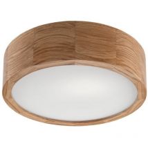 Lamkur Round Zylindrische Deckenleuchte Eiche, 1x E27