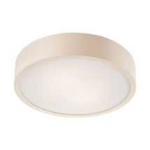 Lamkur Lighting - Lamkur Round Zylindrische Deckenleuchte Weiß, 2x E27